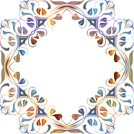 Floral Flourish Frame 27