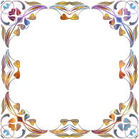 Floral Flourish Frame 29