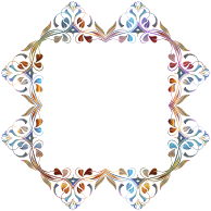 Floral Flourish Frame 30