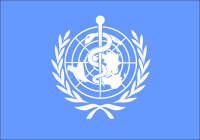Flag of the WHO (World Health Organization)