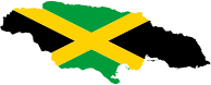 Jamaica Map Flag