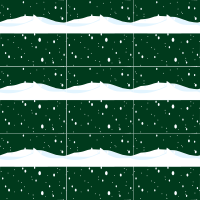 Snow Plain-seamless pattern