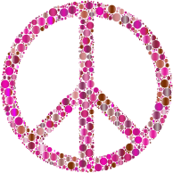Colorful Circles Peace Sign 11