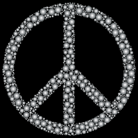 Colorful Circles Peace Sign 19