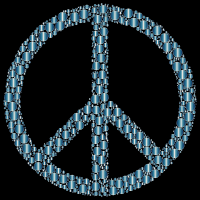 Colorful Circles Peace Sign 20