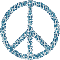 Colorful Circles Peace Sign 20 Without Background