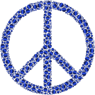 Colorful Circles Peace Sign 21 Without Background