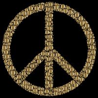 Colorful Circles Peace Sign 22