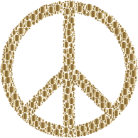 Colorful Circles Peace Sign 22 Without Background