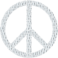 Colorful Circles Peace Sign 24 Without Background