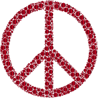 Colorful Circles Peace Sign 25 Without Background