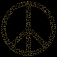 Colorful Circles Peace Sign 26