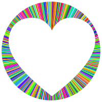 Prismatic Heart Halo Large