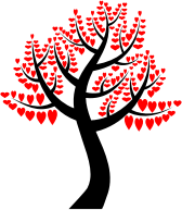 Simple Hearts Tree