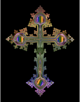 Prismatic Ornate Cross