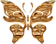 Prismatic Butterfly 10 Variation 2 No Background