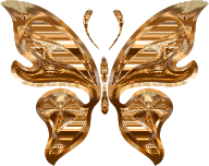 Prismatic Butterfly 10 Variation 3 No Background