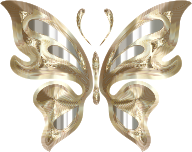 Prismatic Butterfly 12 Variation 2 No Background