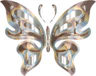 Prismatic Butterfly 12 Variation 4 No Background