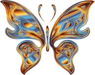 Prismatic Butterfly 13 Variation 2 No Background