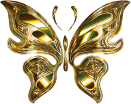 Prismatic Butterfly 14 Variation 2 No Background