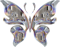 Prismatic Butterfly 15 Variation 4 No Background