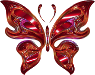 Prismatic Butterfly 16 Variation 2 No Background