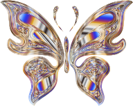 Prismatic Butterfly 18 No Background