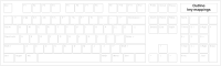 Full keyboard template
