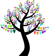 Simple Hearts Tree 2