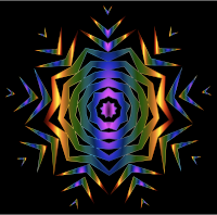 Prismatic Snowflake 2