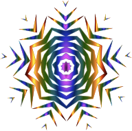 Prismatic Snowflake 2 Without Background