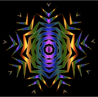 Prismatic Snowflake 2 Variation 2