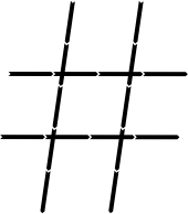 Stylized Arrows Hashtag