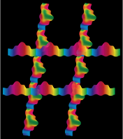 Rainbow Guilloche Hashtag 2