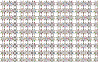 Seamless Chromatic Ornamental Divider Pattern