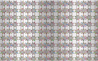 Seamless Chromatic Ornamental Divider Pattern With Background