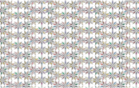 Seamless Chromatic Ornamental Divider Pattern 3