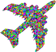 Prismatic Low Poly Airplane