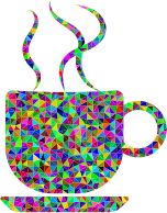 Prismatic Low Poly Coffee Cup