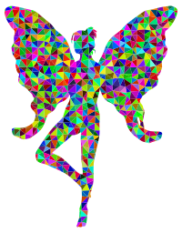 Prismatic Low Poly Faery