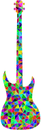 Prismatic Low Poly Guitar