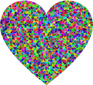 Prismatic Low Poly Love