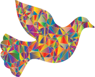 Low Poly Peace Dove