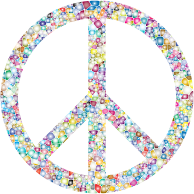 Sweet Tiled Peace Sign
