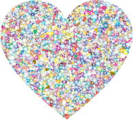 Sweet Tiled Heart