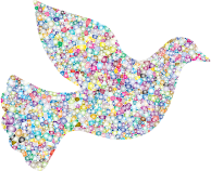 Sweet Tiled Peace Dove
