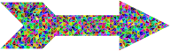 Prismatic Low Poly Arrow