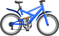 Blue bike