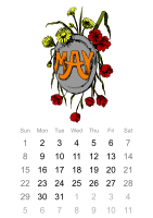 2016 May calendar